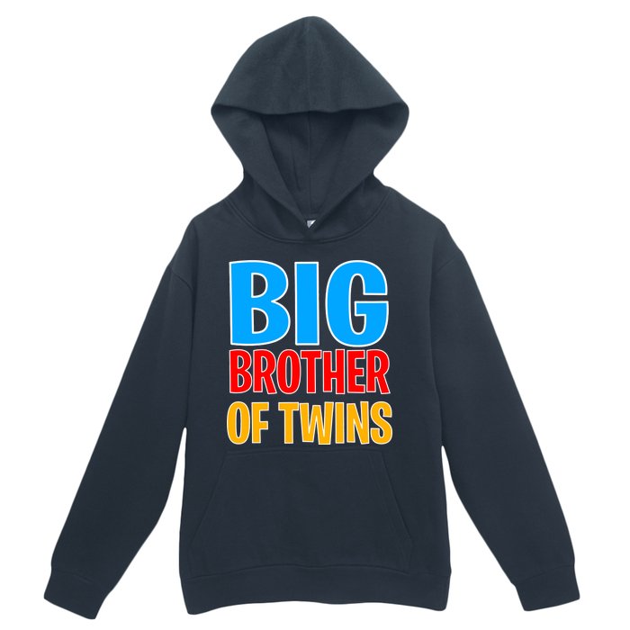 Big Brother of Twins Colorful Text Urban Pullover Hoodie