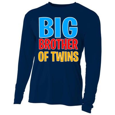 Big Brother of Twins Colorful Text Cooling Performance Long Sleeve Crew