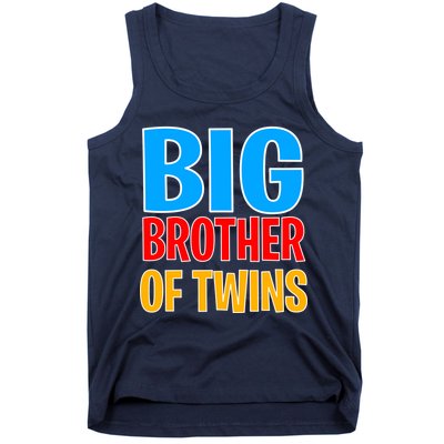 Big Brother of Twins Colorful Text Tank Top