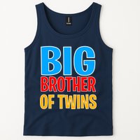 Big Brother of Twins Colorful Text Tank Top