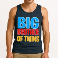 Big Brother of Twins Colorful Text Tank Top