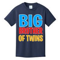 Big Brother of Twins Colorful Text Kids T-Shirt