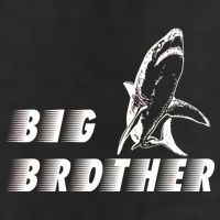 Big Brother Shark Funny Bro Adult Drive Performance Visor