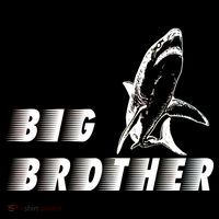 Big Brother Shark Funny Bro Drawstring Bag
