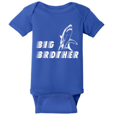 Big Brother Shark Funny Bro Baby Bodysuit