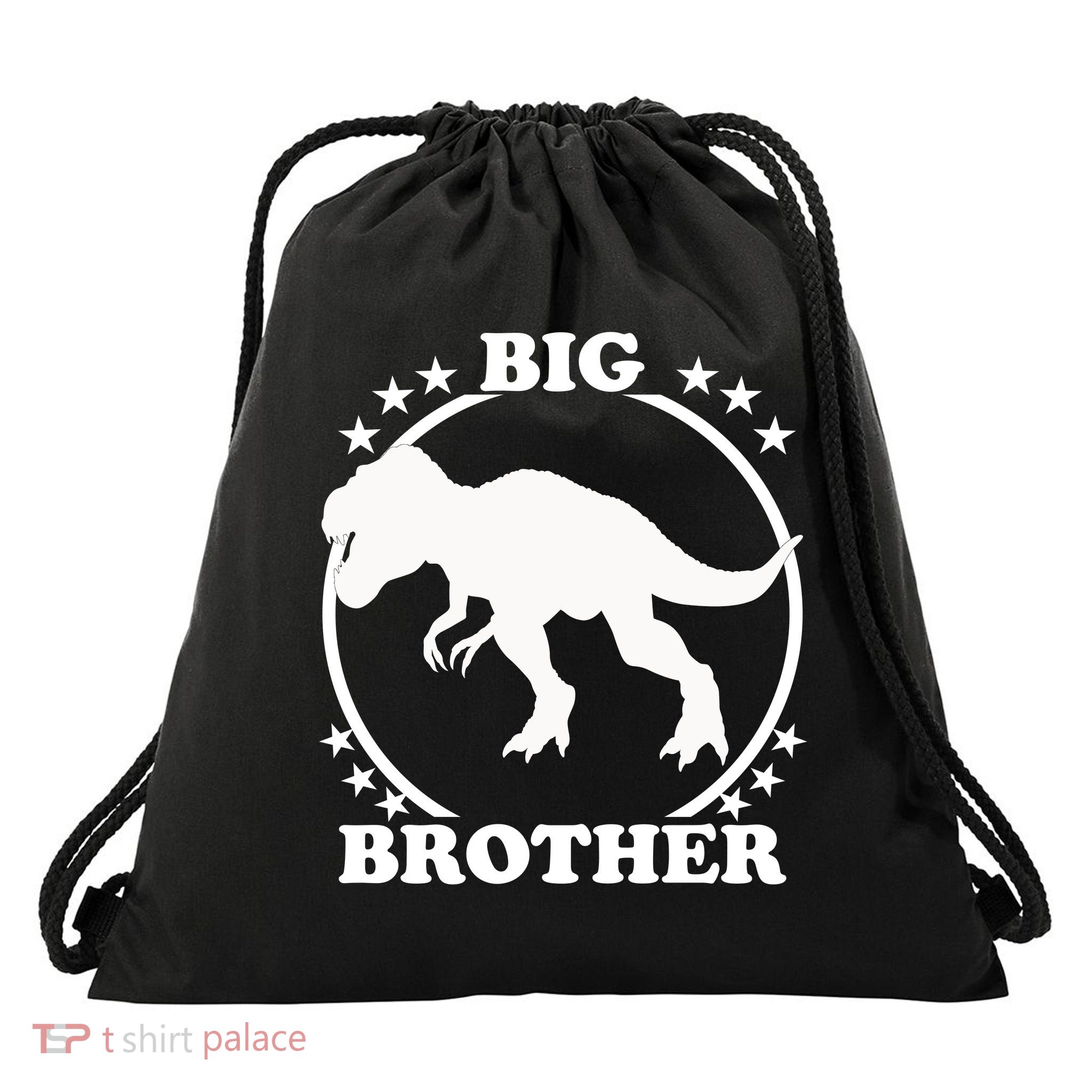 Big Brother T-Rex Drawstring Bag