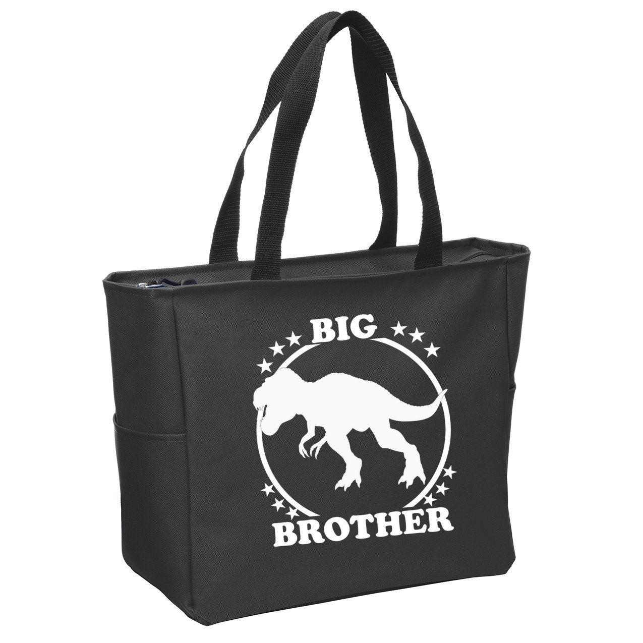 Big Brother T-Rex Zip Tote Bag