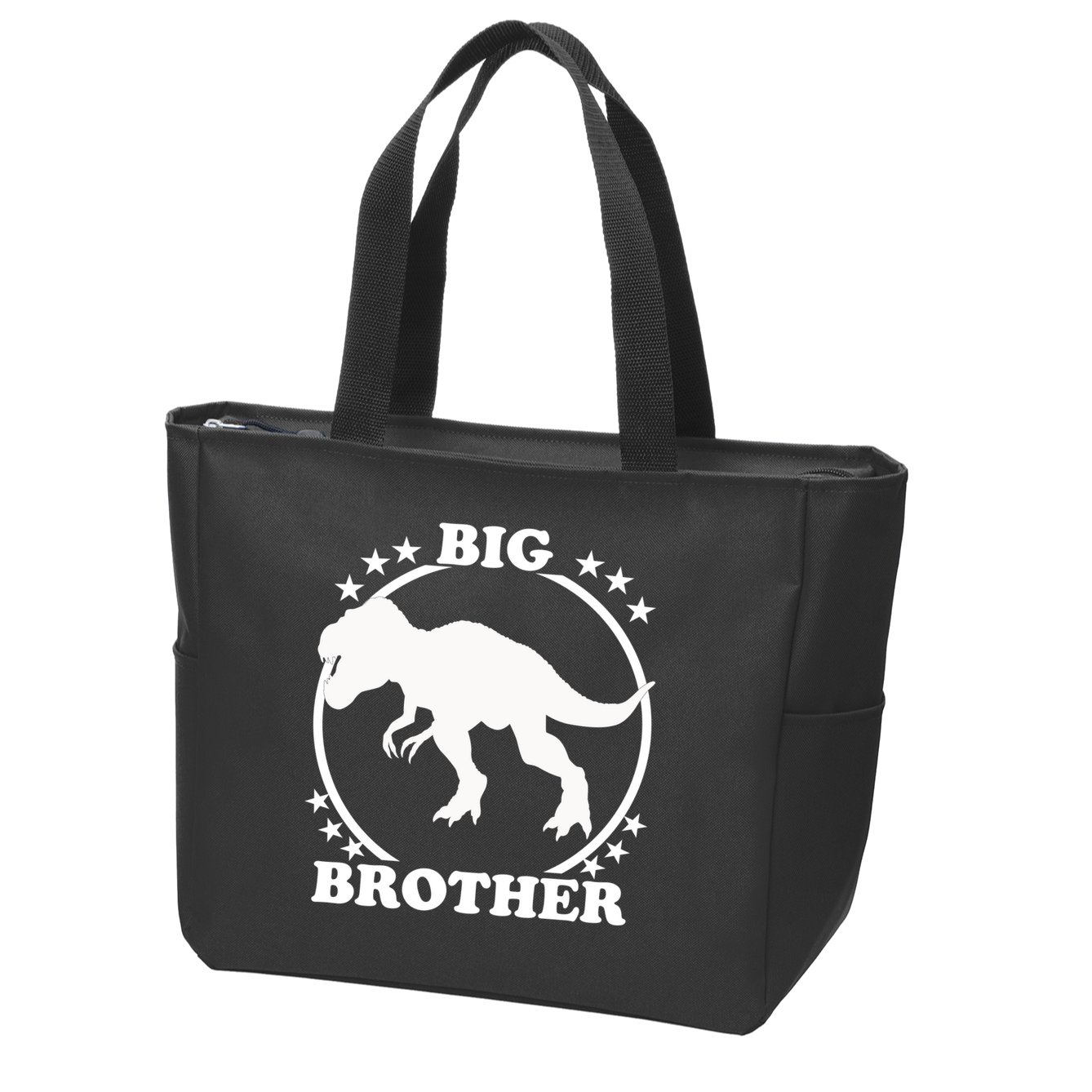 Big Brother T-Rex Zip Tote Bag