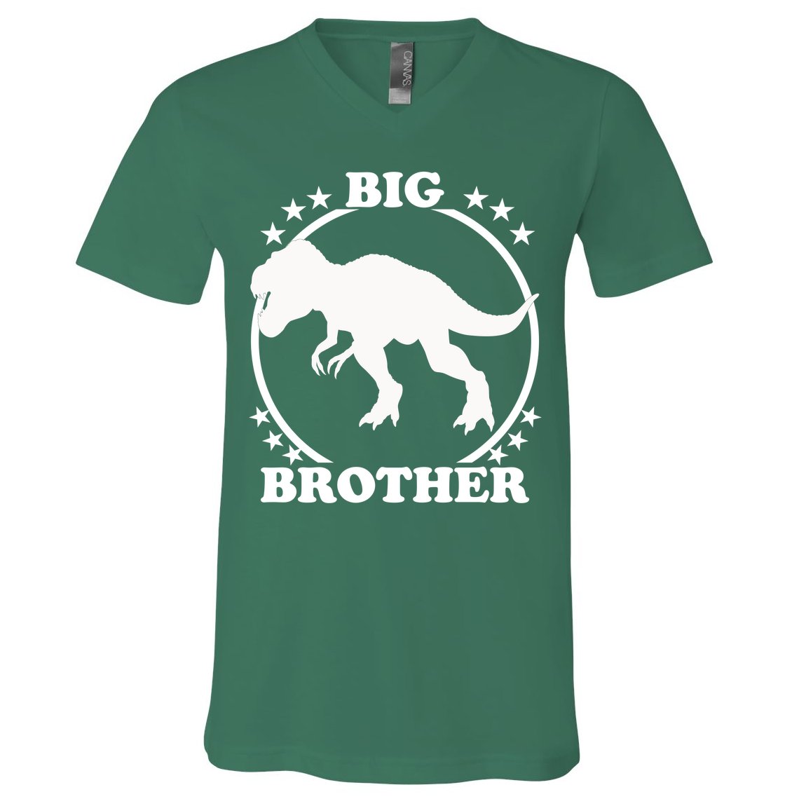 Big Brother T-Rex V-Neck T-Shirt