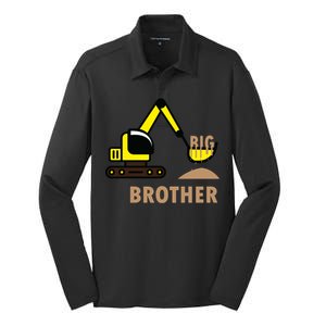 Big Brother Tractor Silk Touch Performance Long Sleeve Polo