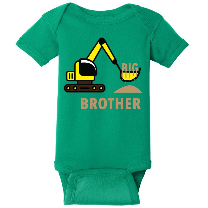 Big Brother Tractor Baby Bodysuit