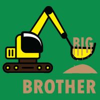 Big Brother Tractor Baby Bodysuit