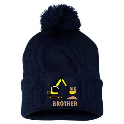 Big Brother Tractor Pom Pom 12in Knit Beanie