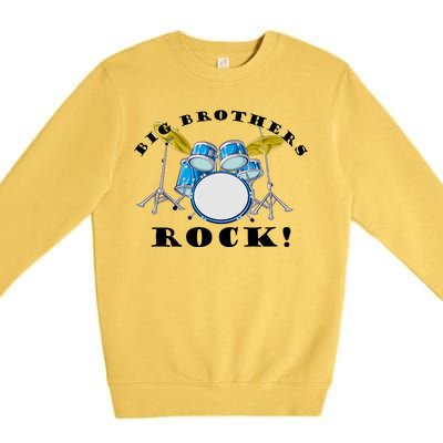 Big Brothers Rock Band Drum Set Premium Crewneck Sweatshirt