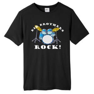 Big Brothers Rock Band Drum Set Tall Fusion ChromaSoft Performance T-Shirt