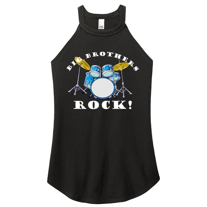 Big Brothers Rock Band Drum Set Women's Perfect Tri Rocker Tank