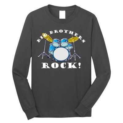 Big Brothers Rock Band Drum Set Long Sleeve Shirt