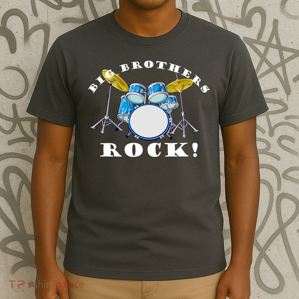 Big Brothers Rock Band Drum Set T-Shirt