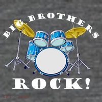 Big Brothers Rock Band Drum Set T-Shirt
