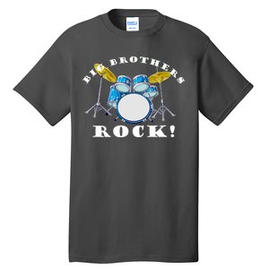 Big Brothers Rock Band Drum Set Tall T-Shirt