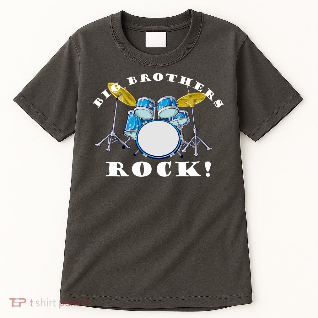 Big Brothers Rock Band Drum Set Tall T-Shirt