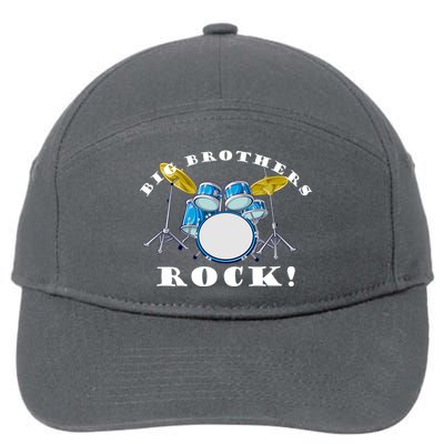 Big Brothers Rock Band Drum Set 7-Panel Snapback Hat