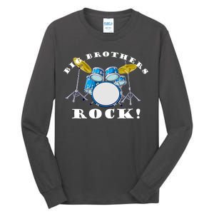 Big Brothers Rock Band Drum Set Tall Long Sleeve T-Shirt