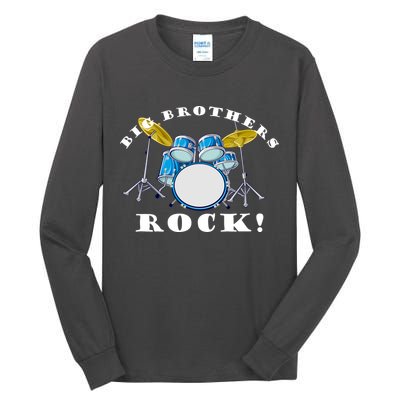 Big Brothers Rock Band Drum Set Tall Long Sleeve T-Shirt