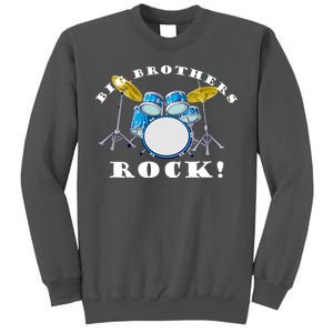 Big Brothers Rock Band Drum Set Tall Sweatshirt