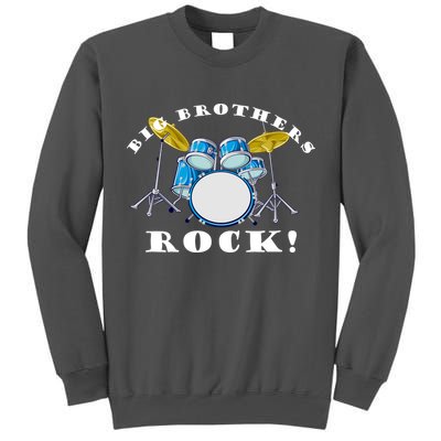 Big Brothers Rock Band Drum Set Tall Sweatshirt