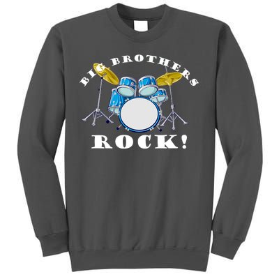 Big Brothers Rock Band Drum Set Tall Sweatshirt