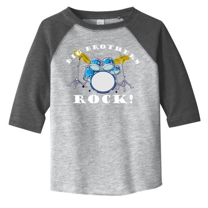 Big Brothers Rock Band Drum Set Toddler Fine Jersey T-Shirt