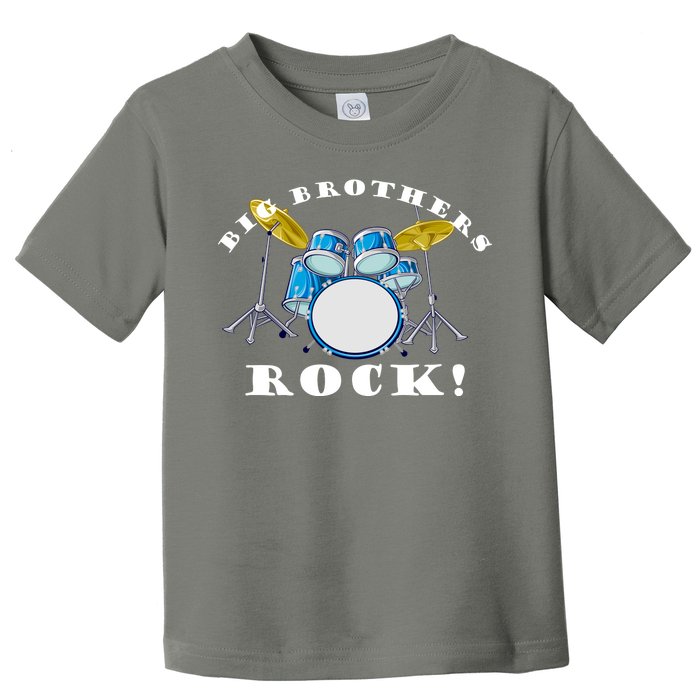 Big Brothers Rock Band Drum Set Toddler T-Shirt