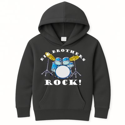 Big Brothers Rock Band Drum Set Kids Hoodie