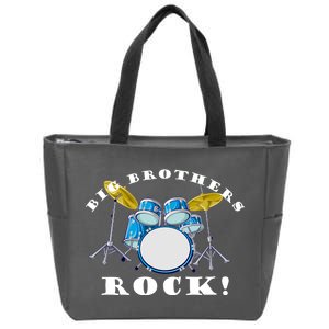 Big Brothers Rock Band Drum Set Zip Tote Bag