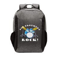 Big Brothers Rock Band Drum Set Vector Backpack