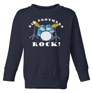 Big Brothers Rock Band Drum Set Toddler Sweatshirt