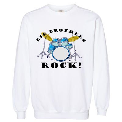 Big Brothers Rock Band Drum Set Garment-Dyed Sweatshirt