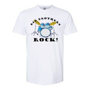 Big Brothers Rock Band Drum Set Softstyle CVC T-Shirt