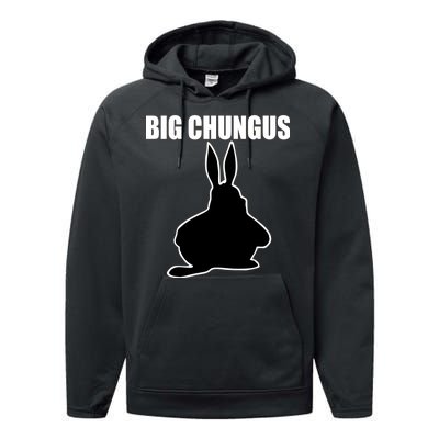 Big Chungus Funny Meme Performance Fleece Hoodie