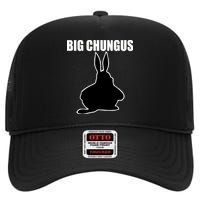 Big Chungus Funny Meme High Crown Mesh Back Trucker Hat