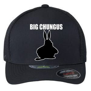 Big Chungus Funny Meme Flexfit Unipanel Trucker Cap