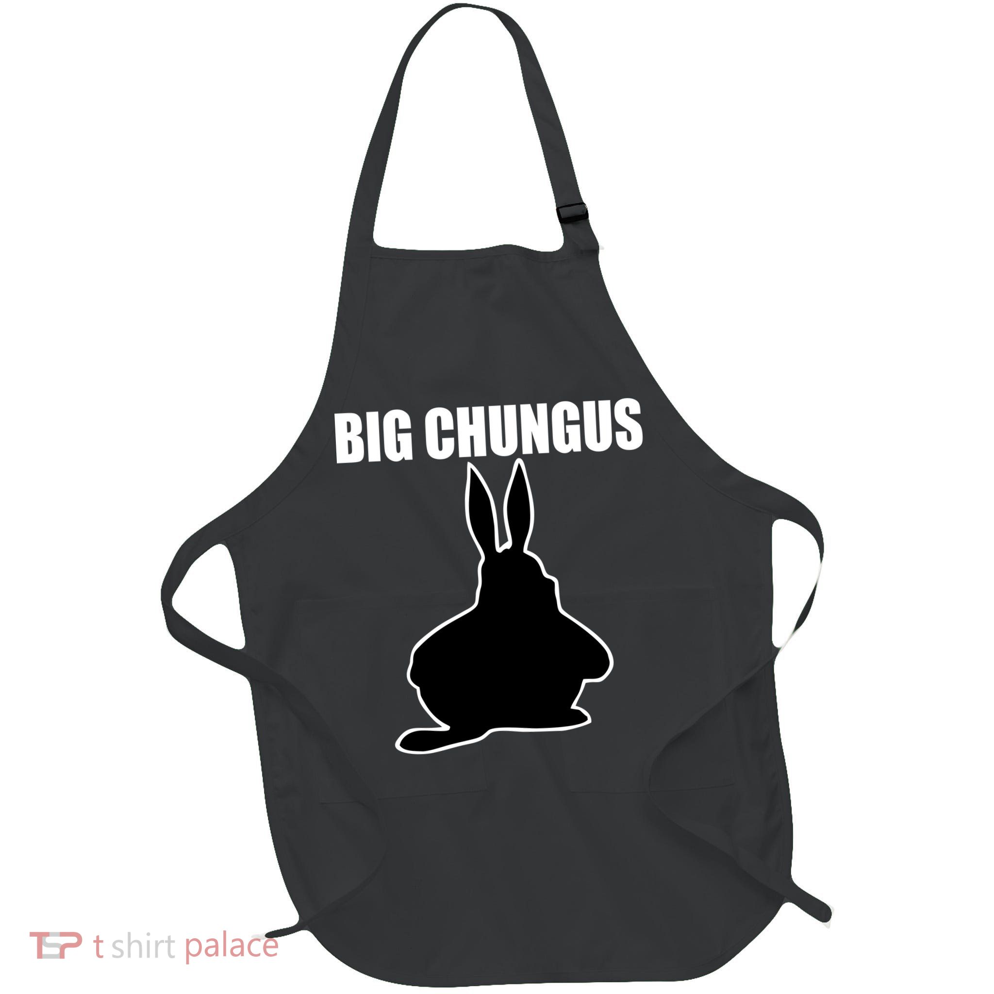 Big Chungus Funny Meme Full-Length Apron With Pockets