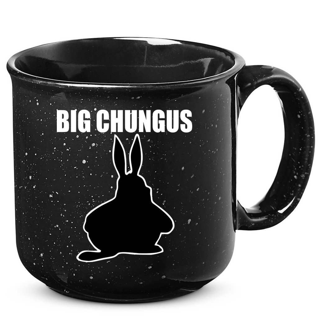 Big Chungus Funny Meme 15oz Campfire Ceramic Mug