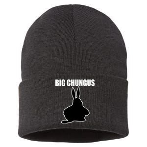 Big Chungus Funny Meme Sustainable Knit Beanie