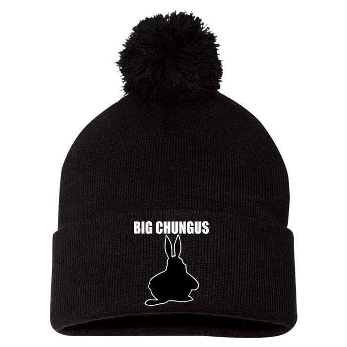 Big Chungus Funny Meme Pom Pom 12in Knit Beanie