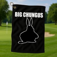 Big Chungus Funny Meme Golf Towel
