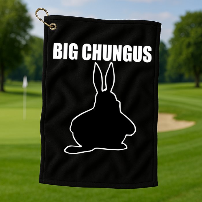 Big Chungus Funny Meme Golf Towel