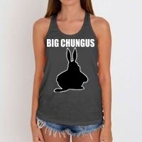 Big Chungus Funny Meme Women's Knotted Racerback Tank