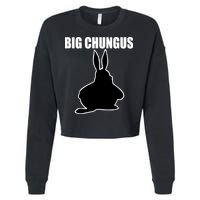 Big Chungus Funny Meme Cropped Pullover Crew